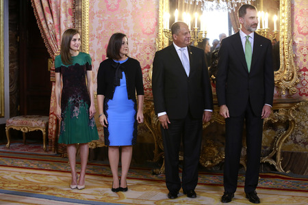 Lunch zu Ehren von Präsident Solis in Madrid
