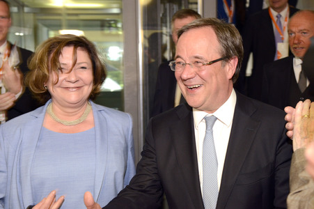 Wahlparty der CDU NRW in Düsseldorf