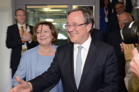 Wahlparty der CDU NRW in Düsseldorf