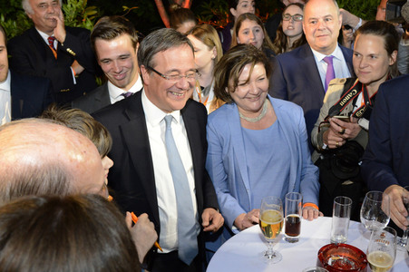 Wahlparty der CDU NRW in Düsseldorf