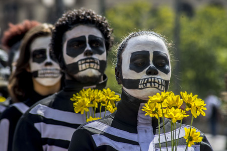 Demonstration gegen Sparmaßnahmen im Kulturbereich in Sao Paulo