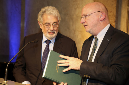 Ehrung von Placido Domingo in Wien