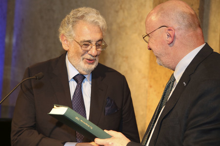 Ehrung von Placido Domingo in Wien