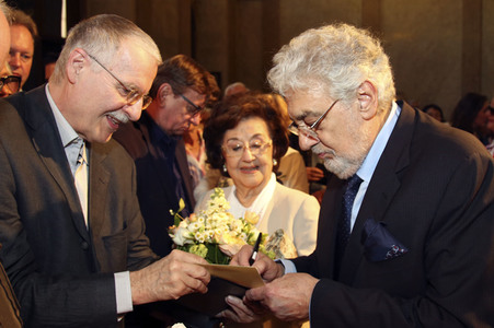 Ehrung von Placido Domingo in Wien