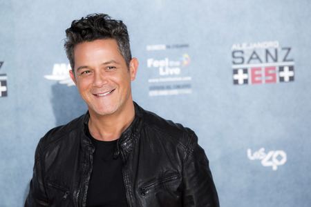 Photocall mit Alejandro Sanz in Madrid