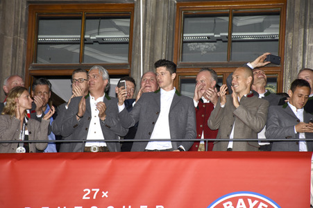 Meisterfeier 2017 des FC Bayern München