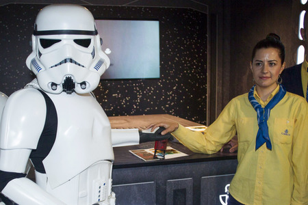 Briefmarkenpräsentation zu 40 Jahre Star Wars in Madrid