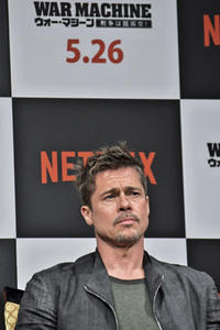 Pressekonferenz 'War Machine' in Tokio