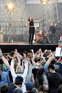 Yvonne Catterfeld live beim 36. Deutschen Evangelischen Kirchentag in Berlin