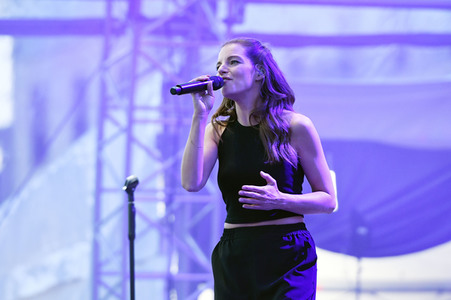 Yvonne Catterfeld live beim 36. Deutschen Evangelischen Kirchentag in Berlin