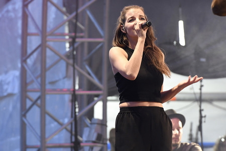 Yvonne Catterfeld live beim 36. Deutschen Evangelischen Kirchentag in Berlin
