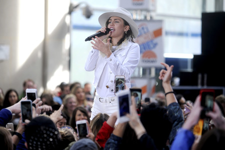 Konzert von Miley Cyrus in New York
