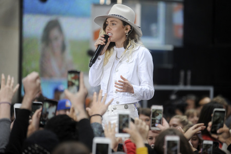 Konzert von Miley Cyrus in New York