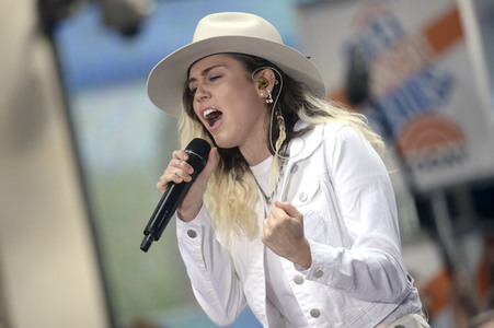 Konzert von Miley Cyrus in New York
