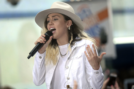 Konzert von Miley Cyrus in New York