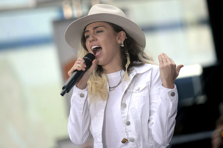 Konzert von Miley Cyrus in New York