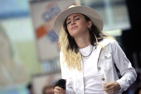Konzert von Miley Cyrus in New York