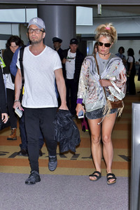 Ankunft von Britney Spears in Narita