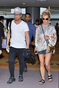 Ankunft von Britney Spears in Narita