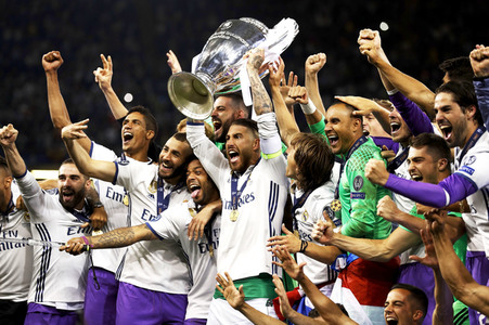 UEFA Champions League Final Match Teal Madrid vs Juventus Turin in Cardiff