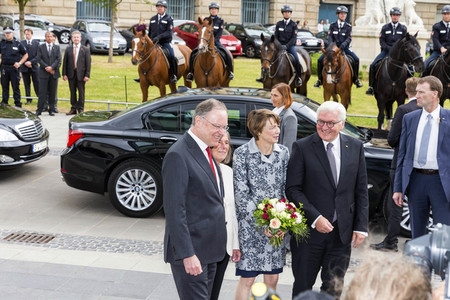 Antrittsbesuch von Frank-Walter Steinmeier in Hannover