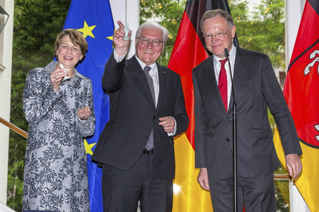 Antrittsbesuch von Frank-Walter Steinmeier in Hannover