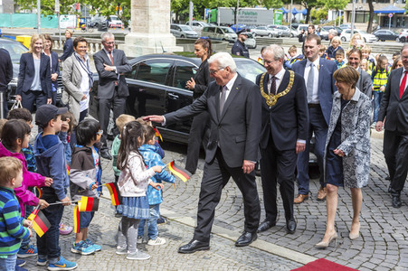 Antrittsbesuch von Frank-Walter Steinmeier in Hannover