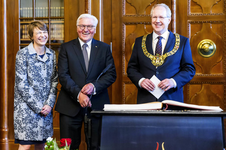 Antrittsbesuch von Frank-Walter Steinmeier in Hannover