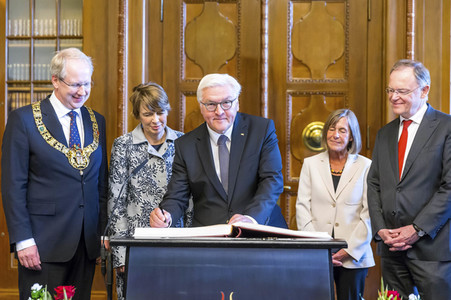 Antrittsbesuch von Frank-Walter Steinmeier in Hannover