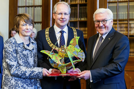 Antrittsbesuch von Frank-Walter Steinmeier in Hannover