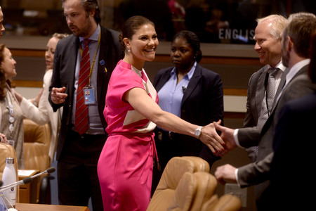 Prinzessin Victoria von Schweden bei der UN in New York