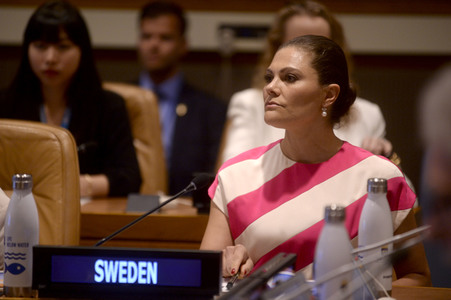 Prinzessin Victoria von Schweden bei der UN in New York