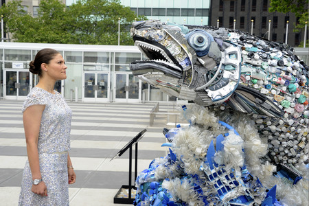 Prinzessin Victoria von Schweden bei der UN in New York