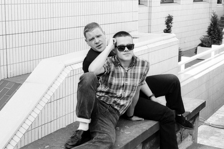 Photoshooting mit Bronski Beat in London