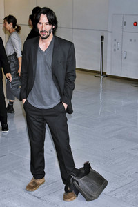Ankunft von Keanu Reeves in Narita