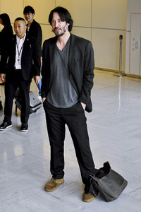 Ankunft von Keanu Reeves in Narita