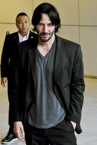 Ankunft von Keanu Reeves in Narita