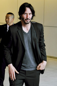 Ankunft von Keanu Reeves in Narita
