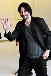 Ankunft von Keanu Reeves in Narita