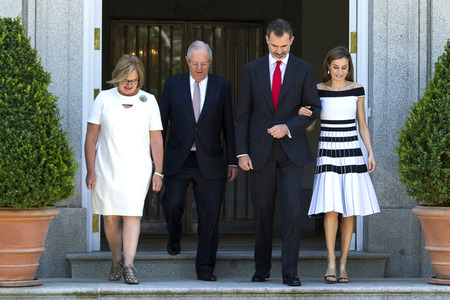 Der peruanische Präsident Pedro Pablo Kuczynski in Madrid