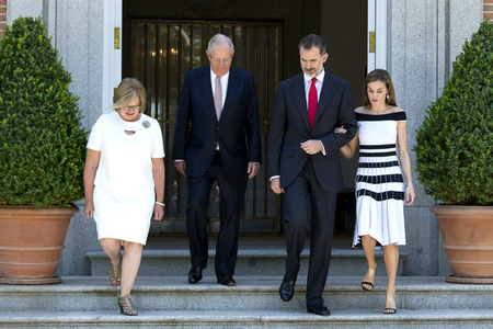 Der peruanische Präsident Pedro Pablo Kuczynski in Madrid