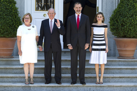 Der peruanische Präsident Pedro Pablo Kuczynski in Madrid