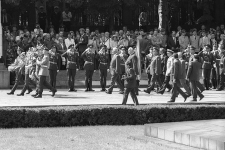 Verabschiedung der russischen Streitkräfte aus Deutschland in Berlin