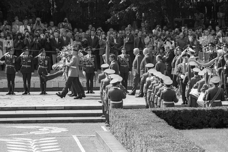 Verabschiedung der russischen Streitkräfte aus Deutschland in Berlin
