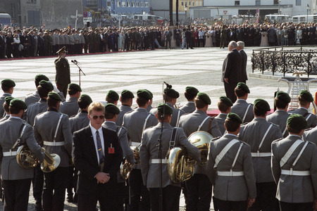 Verabschiedung der russischen Streitkräfte aus Deutschland in Berlin