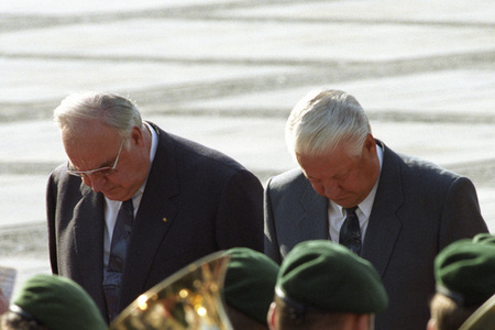 Verabschiedung der russischen Streitkräfte aus Deutschland in Berlin
