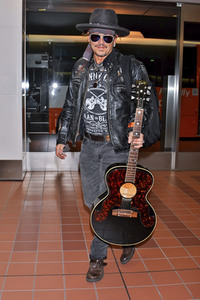 Ankunft von Johnny Depp in Tokio