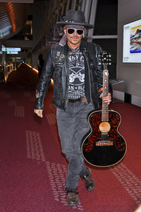 Ankunft von Johnny Depp in Tokio