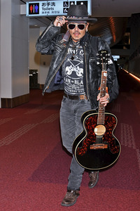 Ankunft von Johnny Depp in Tokio