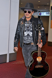 Ankunft von Johnny Depp in Tokio